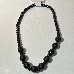 Wooden Beaded Stretchy Necklace